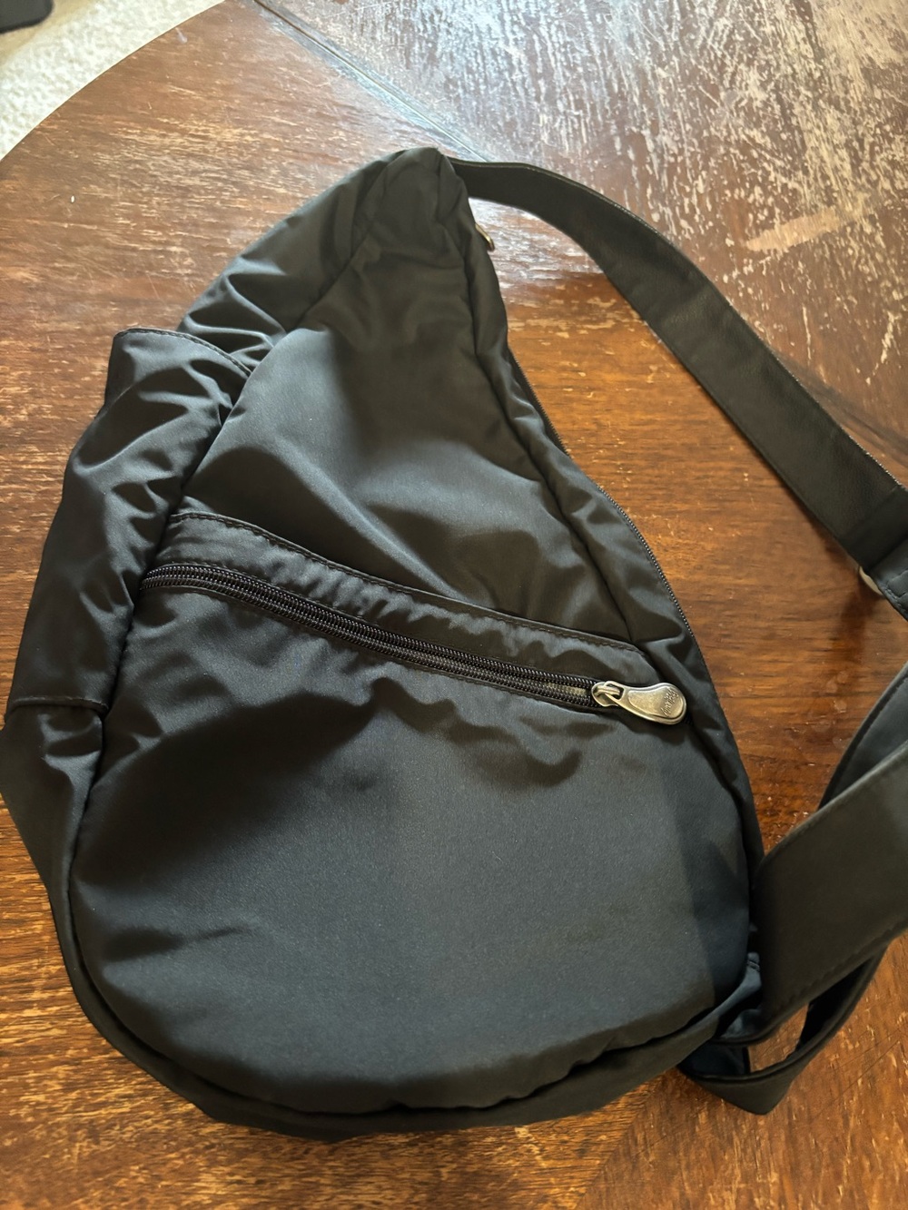 Ameribag healthy 17 inch Black Sling Crossbody Bag for Men -
